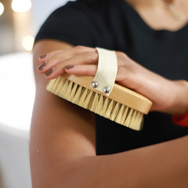 Brush upward