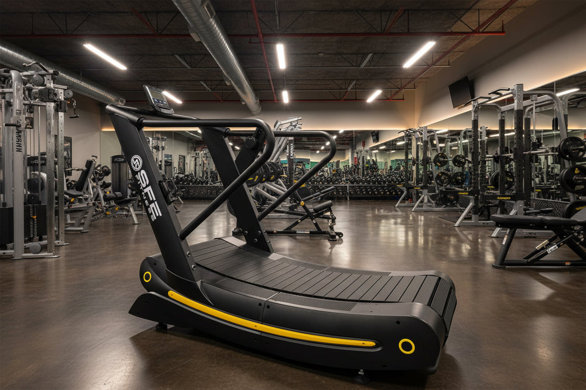 Sports & Fitness Exchange Curved Air Runner Elite Pro with Sled Push