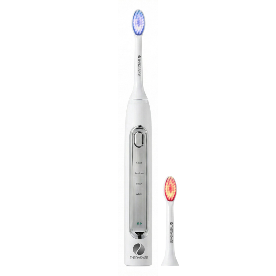 Dual light therapy brush heads