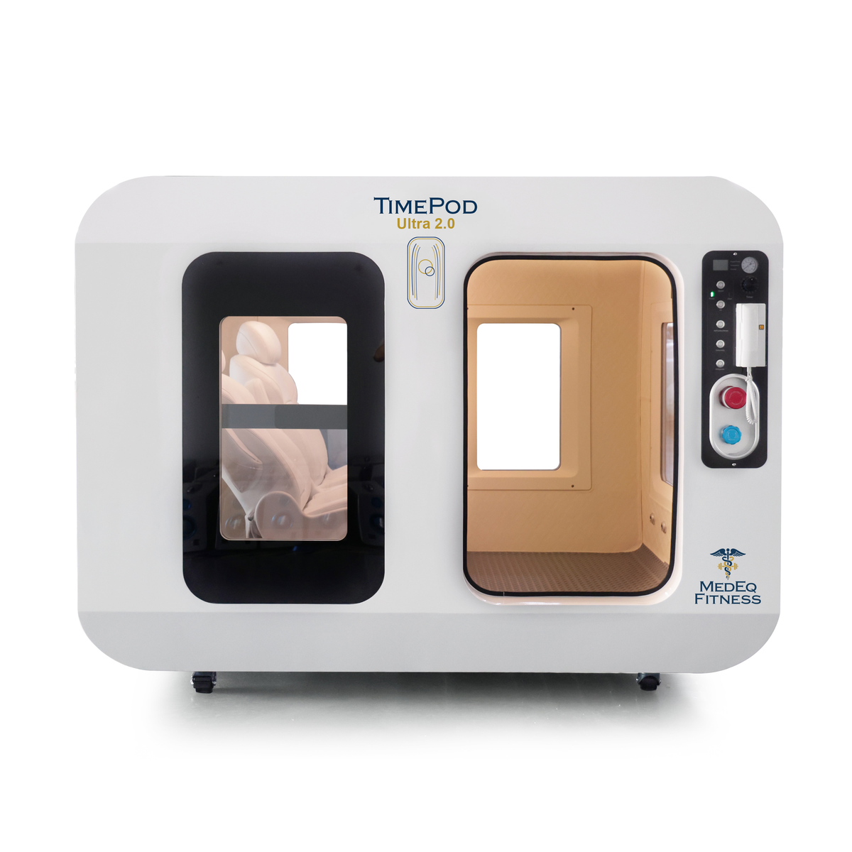MedEq TimePod Ultra 2 Two-Person 2.0 ATA Hard-Shell Hyperbaric Chamber
