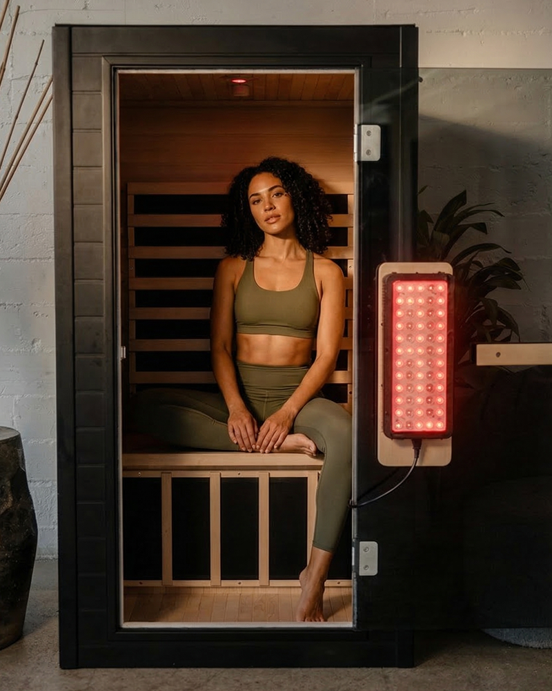 SaunaBox Solara Full Spectrum Infrared Sauna – view 7