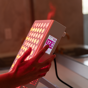 Targeted red and NIR light for skin, recovery, and energy.
