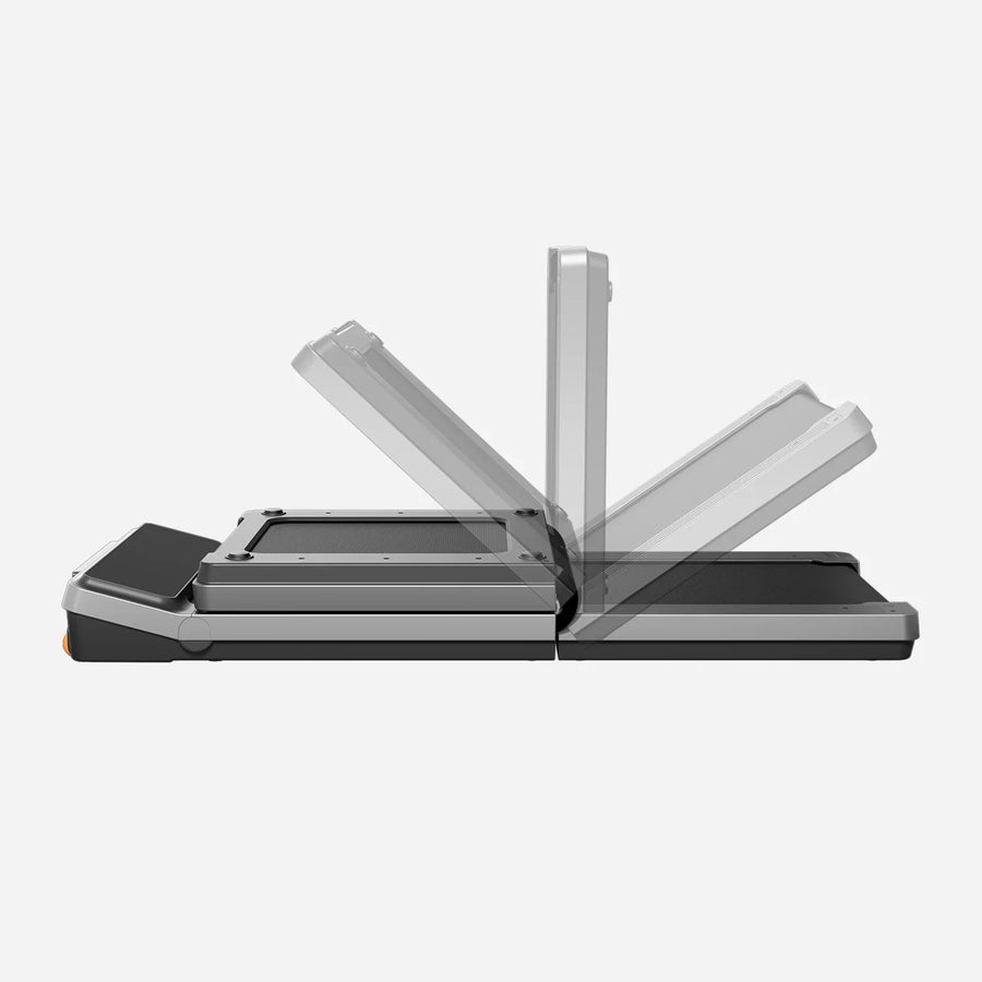 Folding walking pad
