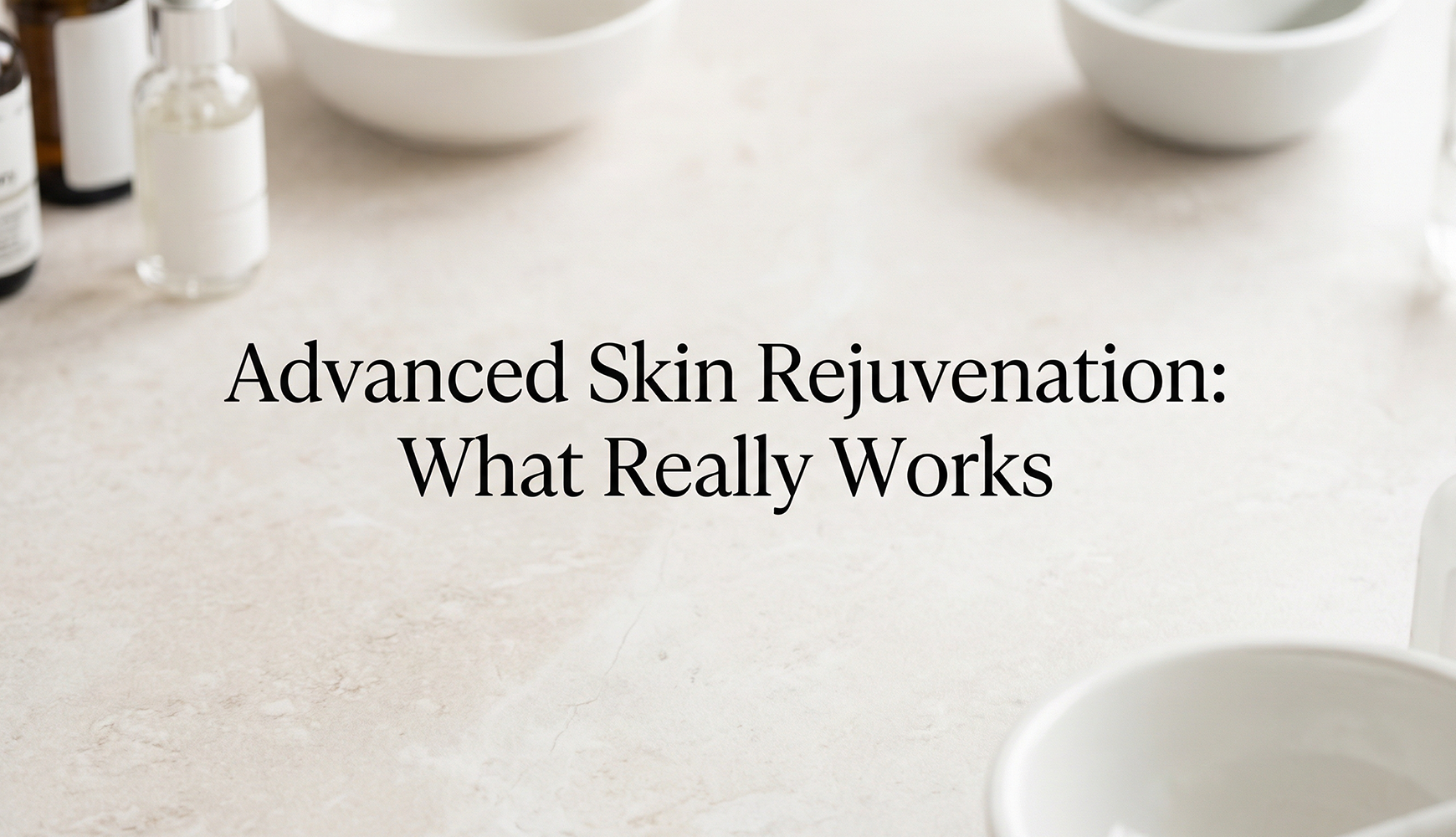 Advanced Skin Rejuvenation: What Really Works banner