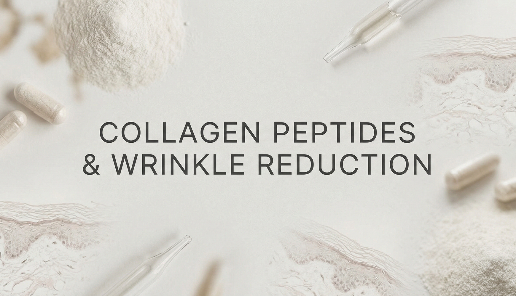 Collagen Peptides & Wrinkle Reduction banner