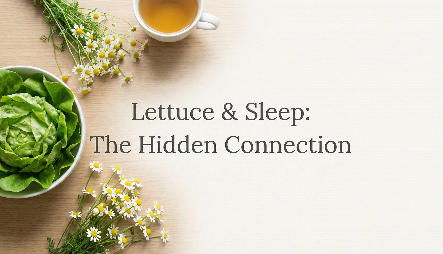 Lettuce & Sleep: The Hidden Connection