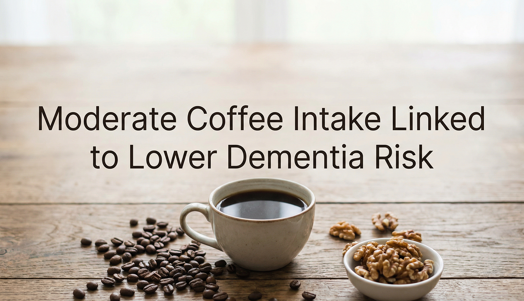 Moderate Coffee Intake Linked to Lower Dementia Risk banner