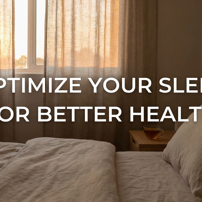 Optimize Your Sleep for Better Health banner