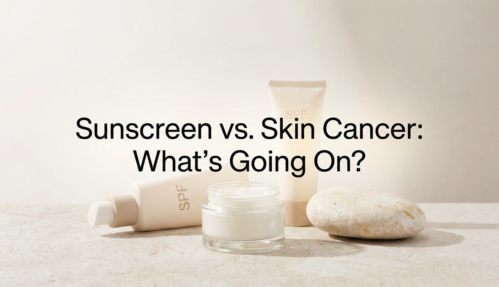 Sunscreen vs. Skin Cancer: What’s Going On? banner