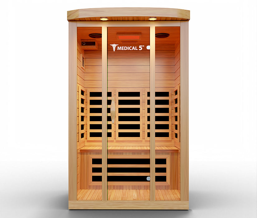 A infrared sauna for your home, no electrician needed.
