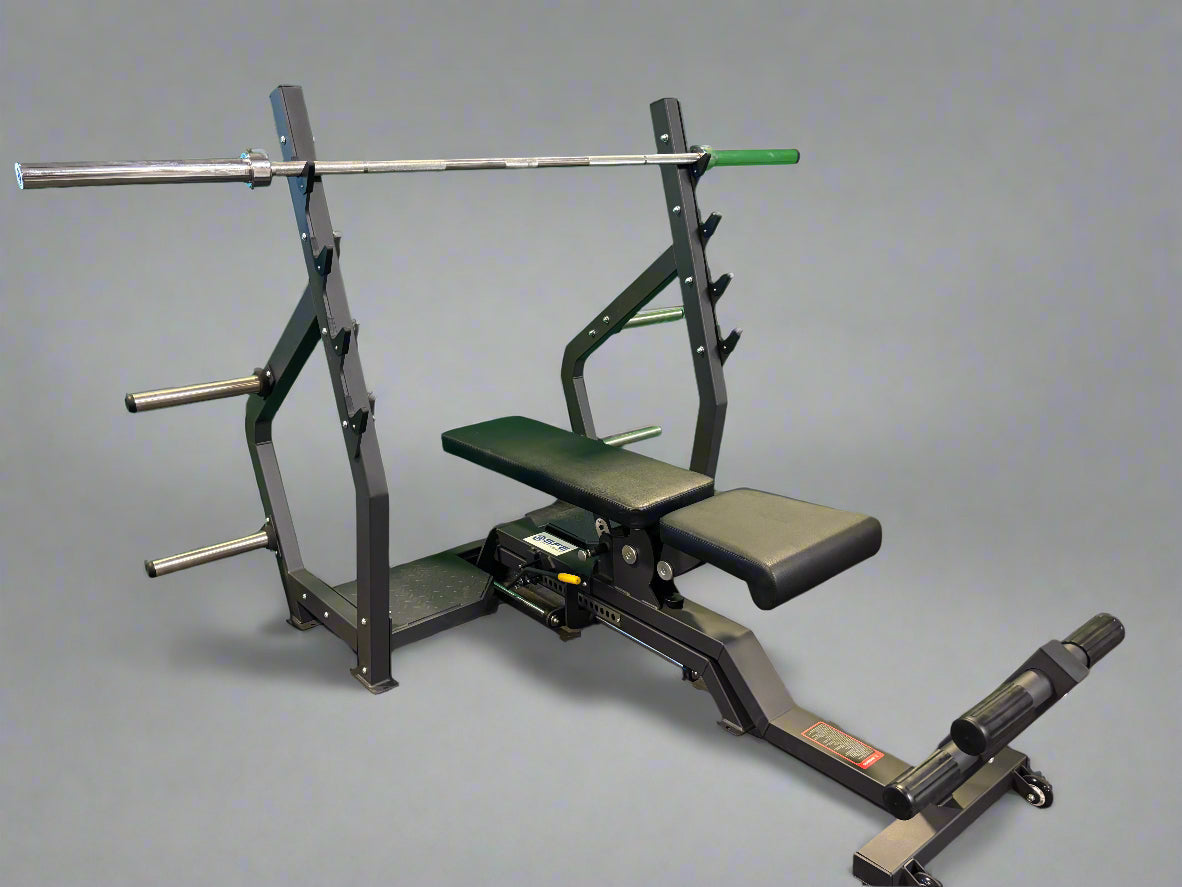 Sports & Fitness Exchange Adjustable Olympic Incline Decline Bench