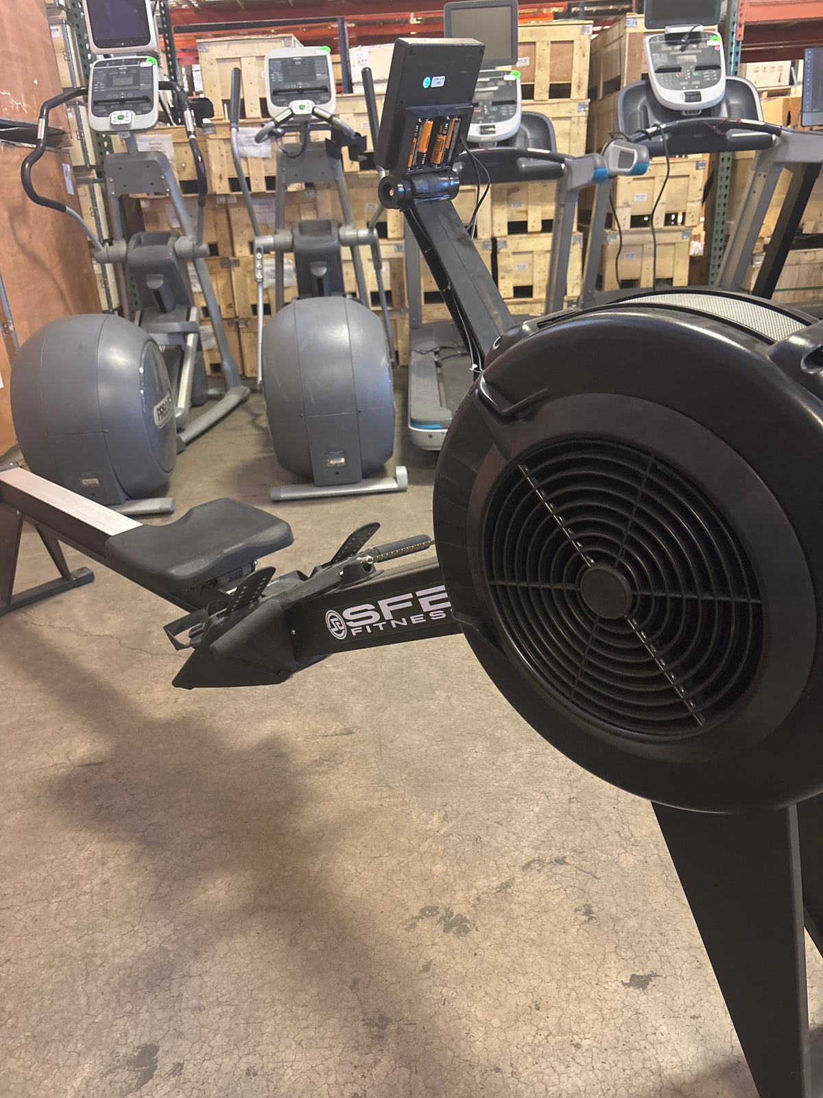 Sports & Fitness Exchange Air Rowing Machine Elite