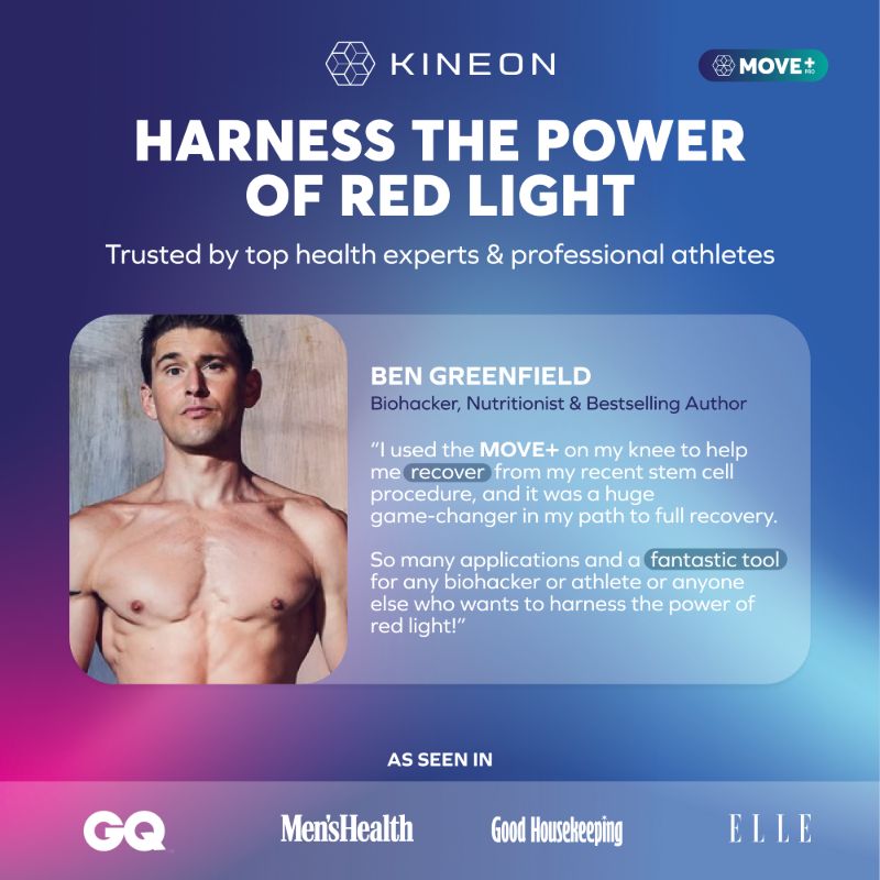 Kineon MOVE+ Pro Red Light Therapy Device