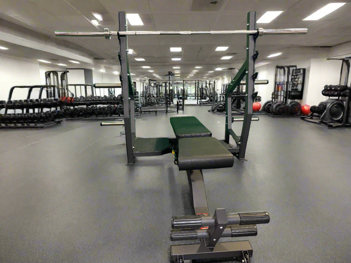 Sports & Fitness Exchange Adjustable Olympic Incline Decline Bench