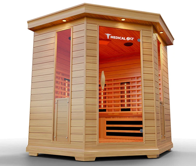 Medical Sauna 4-6 Person Full Spectrum Infrared Sauna (Medical 6)