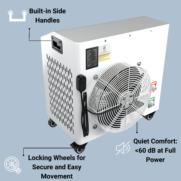 Icebound Essentials Pink Endurance Plunge Bundle (Tub + Chiller)