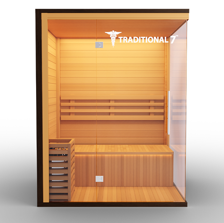 Medical Sauna 4 Person Traditional Steam Sauna (Traditional 7)