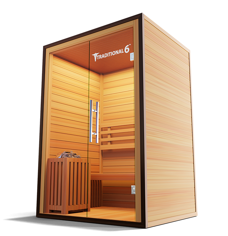 Medical Sauna 3 Person Traditional Steam Sauna (Traditional 6)