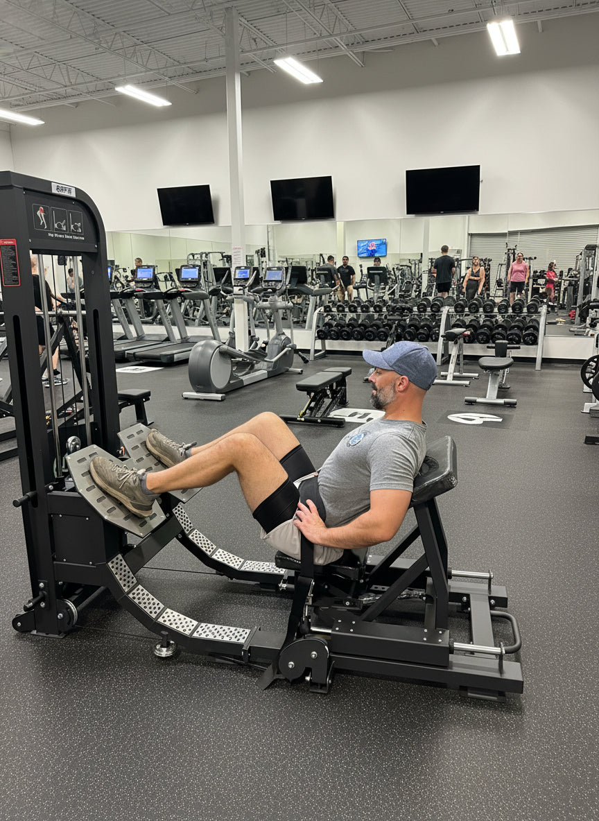 Sports & Fitness Exchange Hip Thrust Glute Selectorized Machine