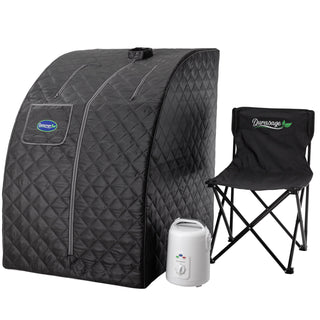 Durasage Black Personal Portable Steam Sauna