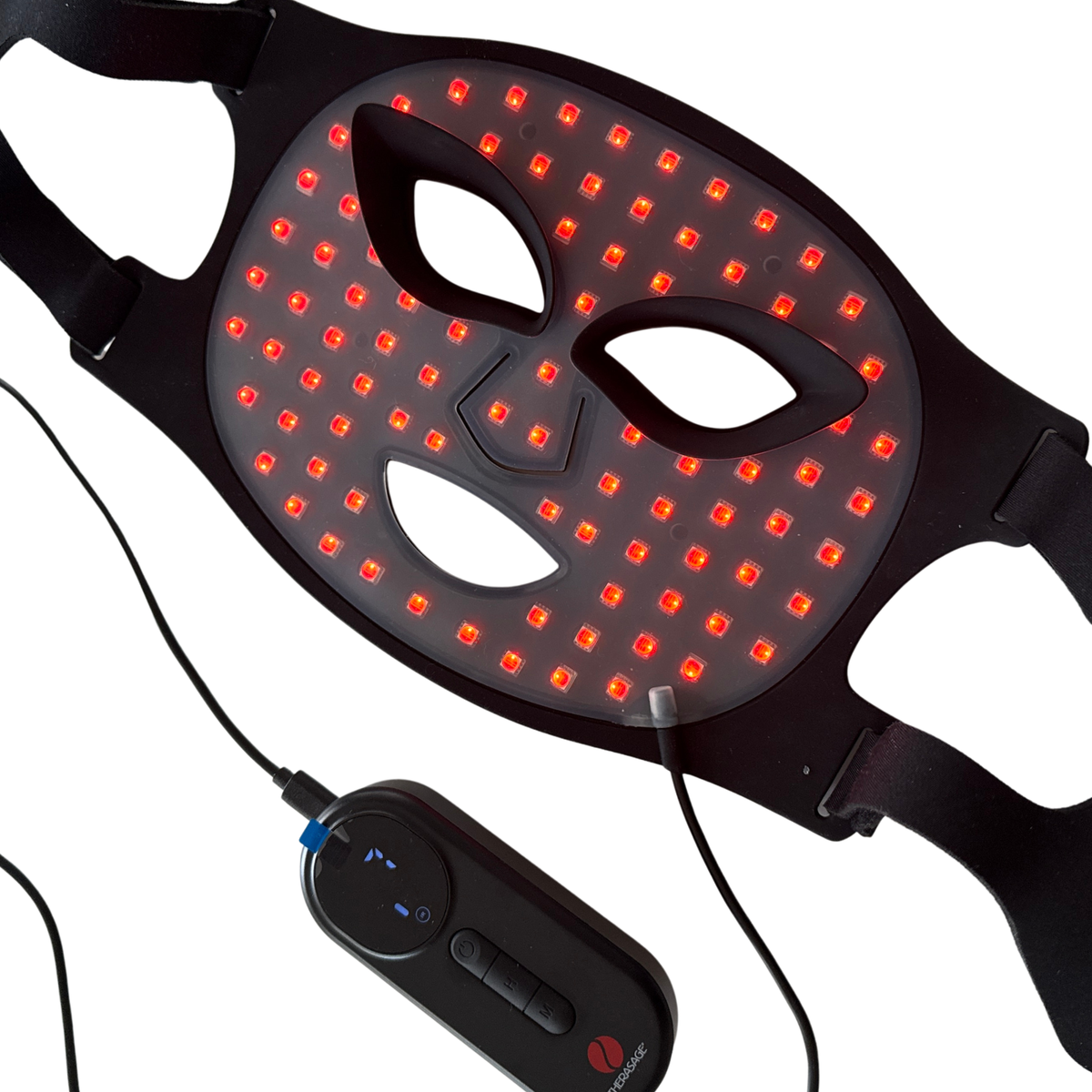 Therasage TheraGlow Mask2Go LED Light Therapy Face Mask, 8 Mode