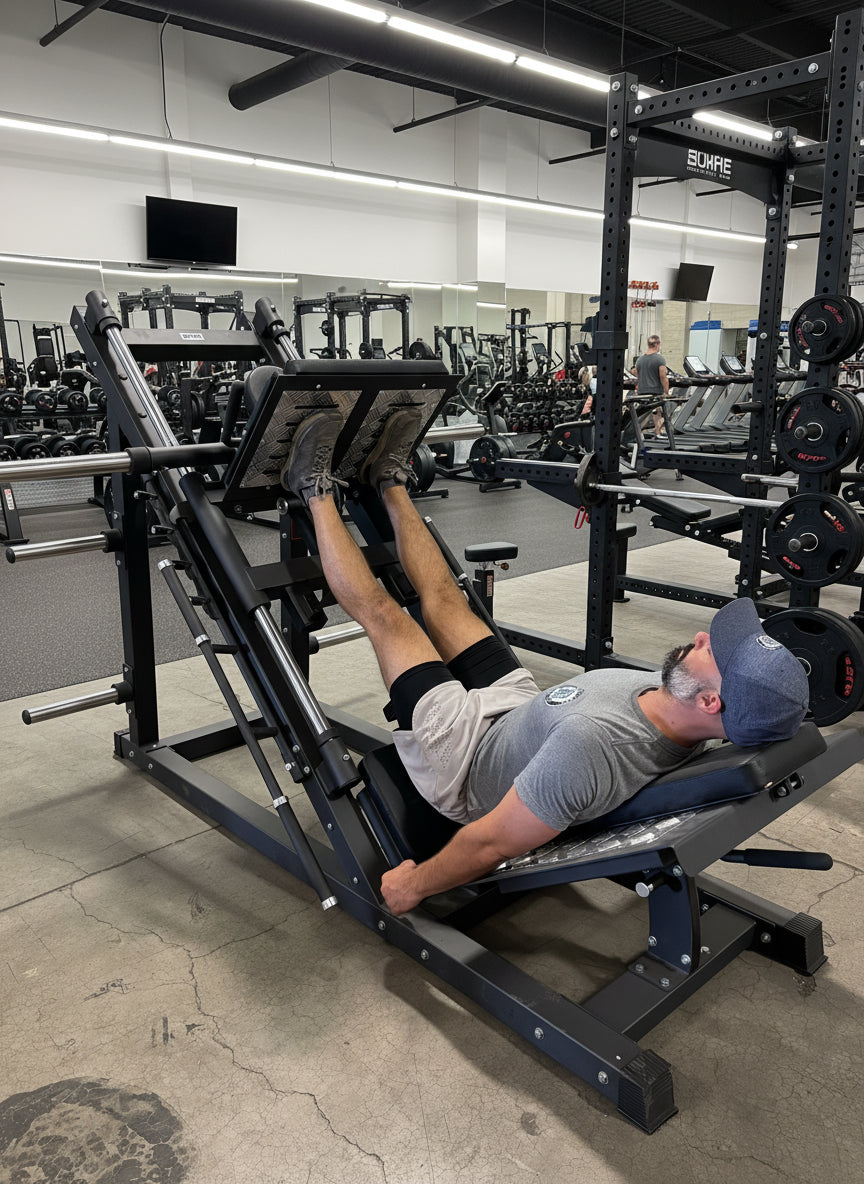 Sports & Fitness Exchange 45-Degree Leg Press and Hack Squat Machine