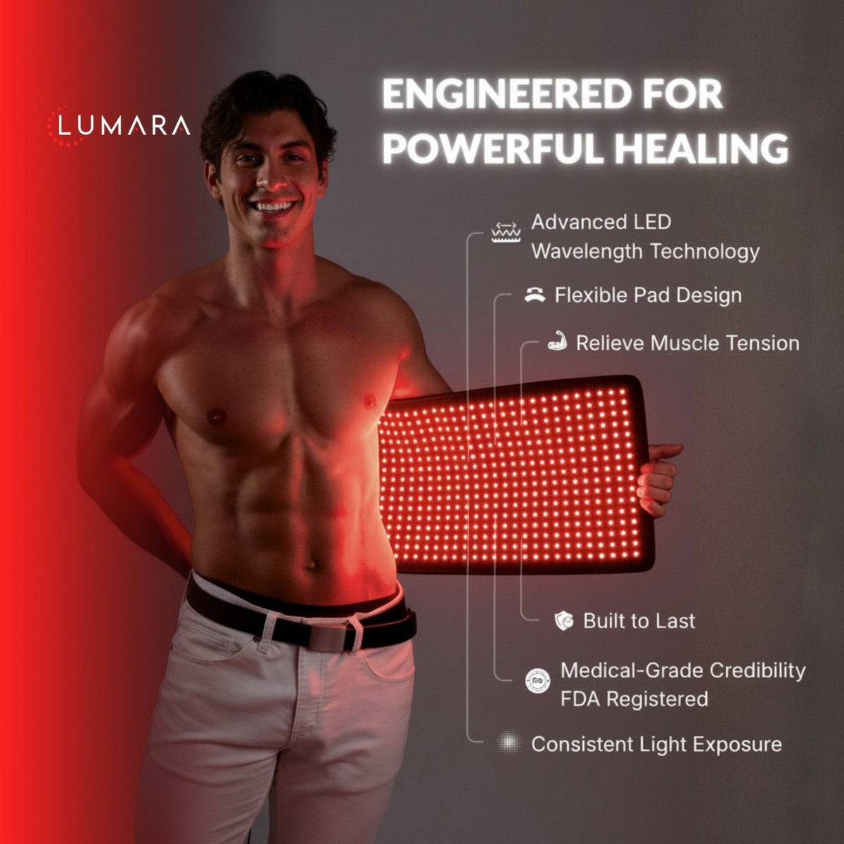 Lumara Pad Red Light Therapy Pad