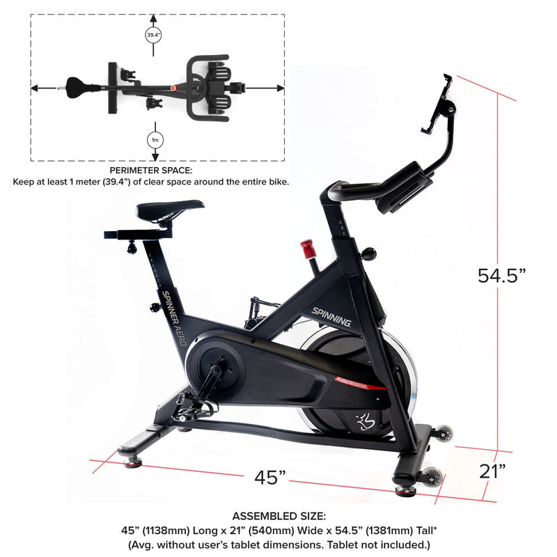Spinning Aero Connected Exercise Bike