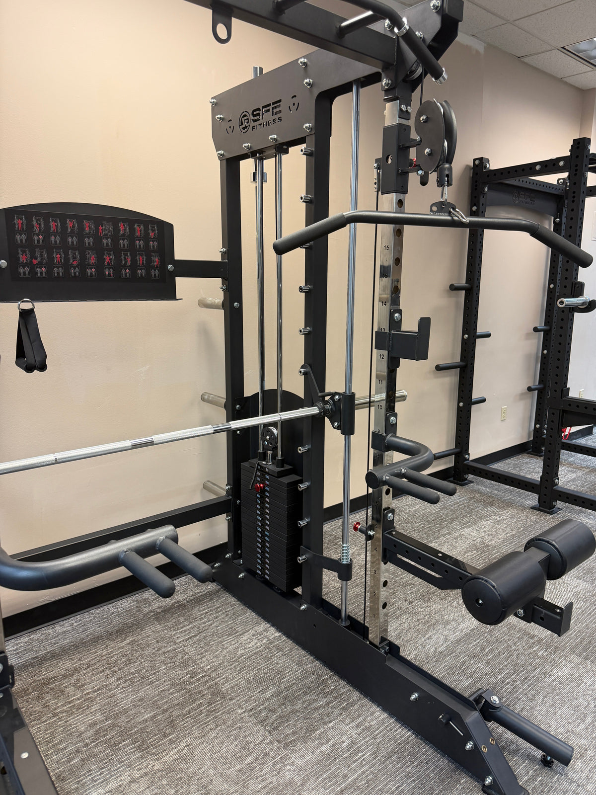 Sports & Fitness Exchange All-in-One Smith Machine and Functional Trainer