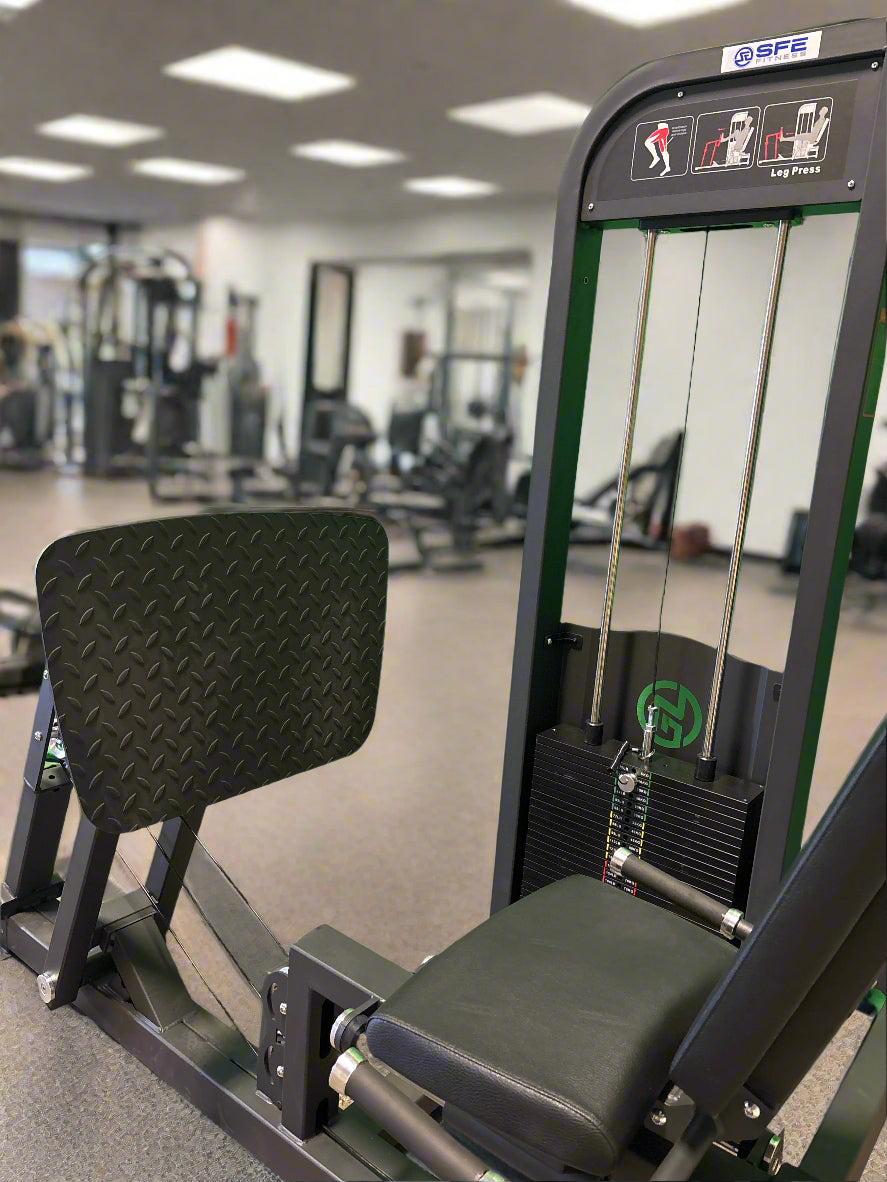 Sports & Fitness Exchange Horizontal Leg Press Selectorized Machine