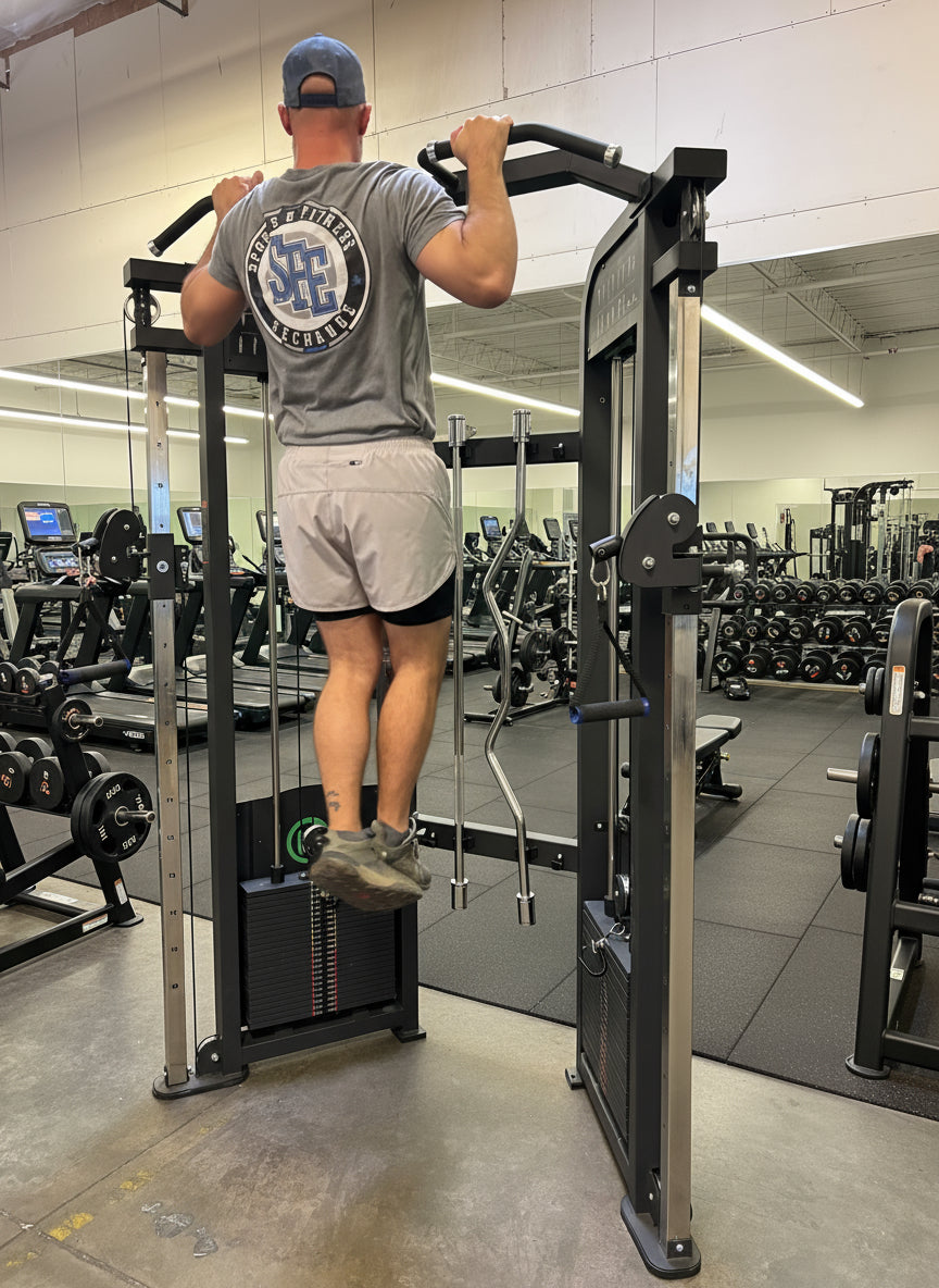 Sports & Fitness Exchange Dual Stack Functional Trainer Home Gym