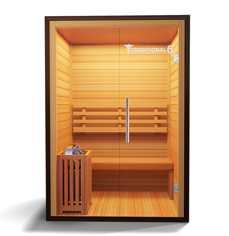 Medical Sauna 3 Person Traditional Steam Sauna (Traditional 6)