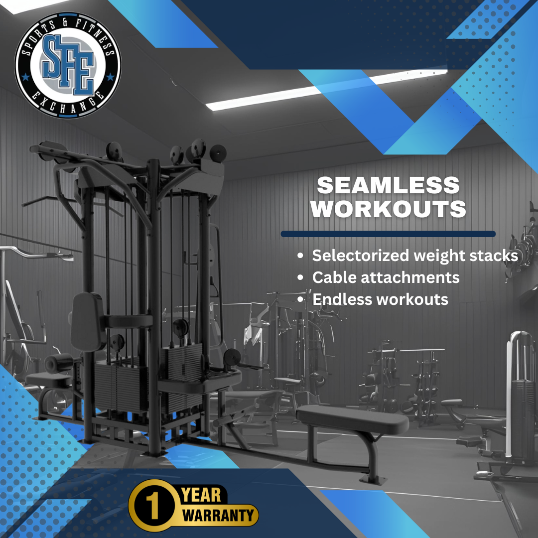 Sports & Fitness Exchange Jungle Gym 4-Station Machine