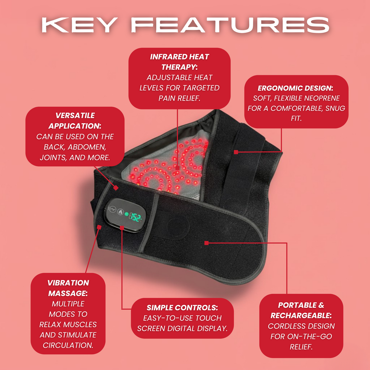 Therasage TheraBelt Red Light Therapy Belt