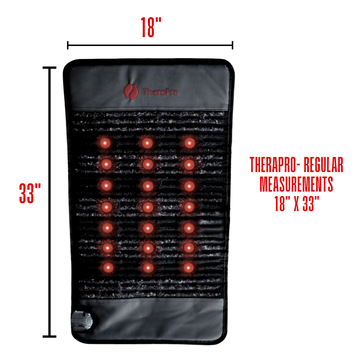 Therasage TheraPro PEMF Infrared Red Light recovery support Pad (Regular)