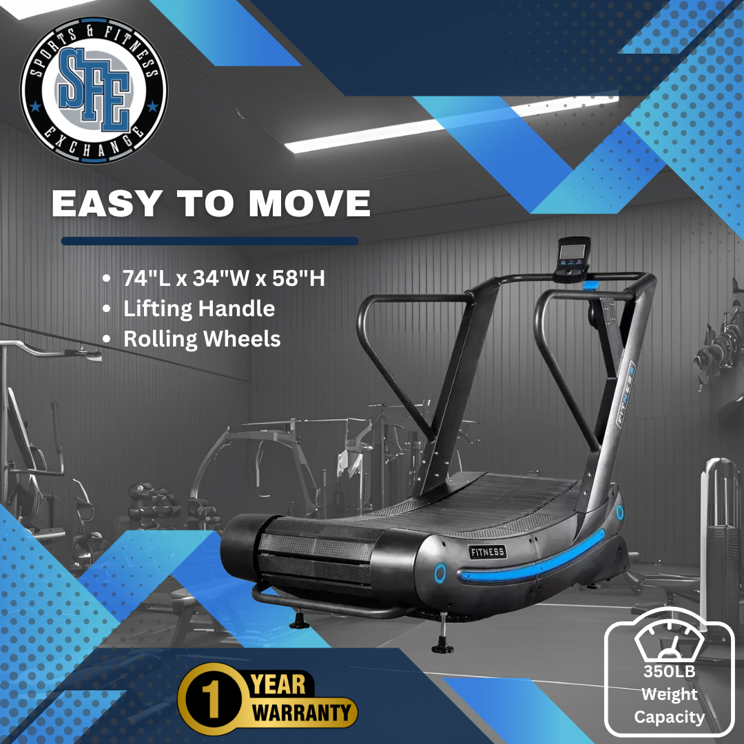 Sports & Fitness Exchange Air Runner Pro Curved Treadmill
