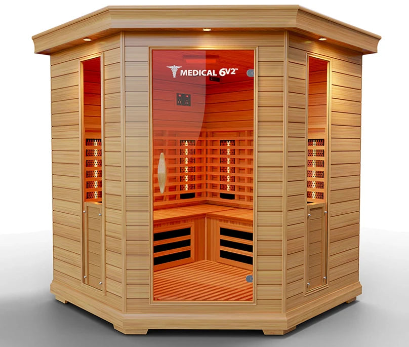 Medical Sauna 4-6 Person Full Spectrum Infrared Sauna (Medical 6)