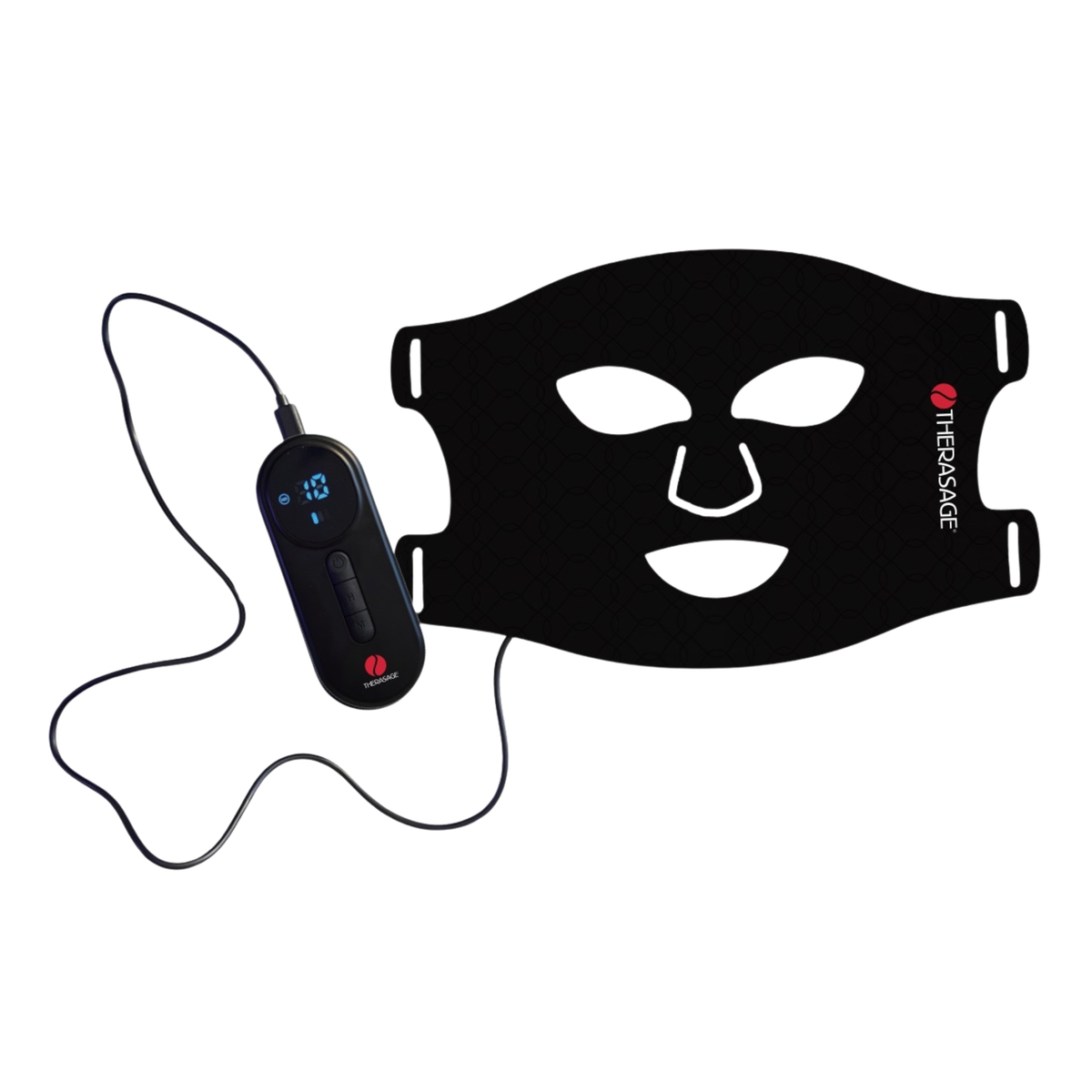 Therasage TheraGlow Mask2Go LED Light Therapy Face Mask, 8 Mode
