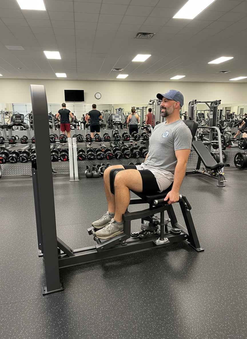 Sports & Fitness Exchange Hip Abductor and Adductor Selectorized Machine – view 2