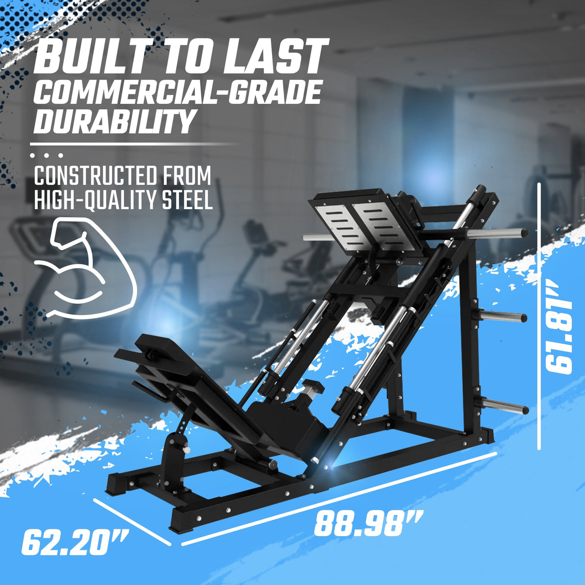 Sports & Fitness Exchange 45-Degree Leg Press and Hack Squat Machine