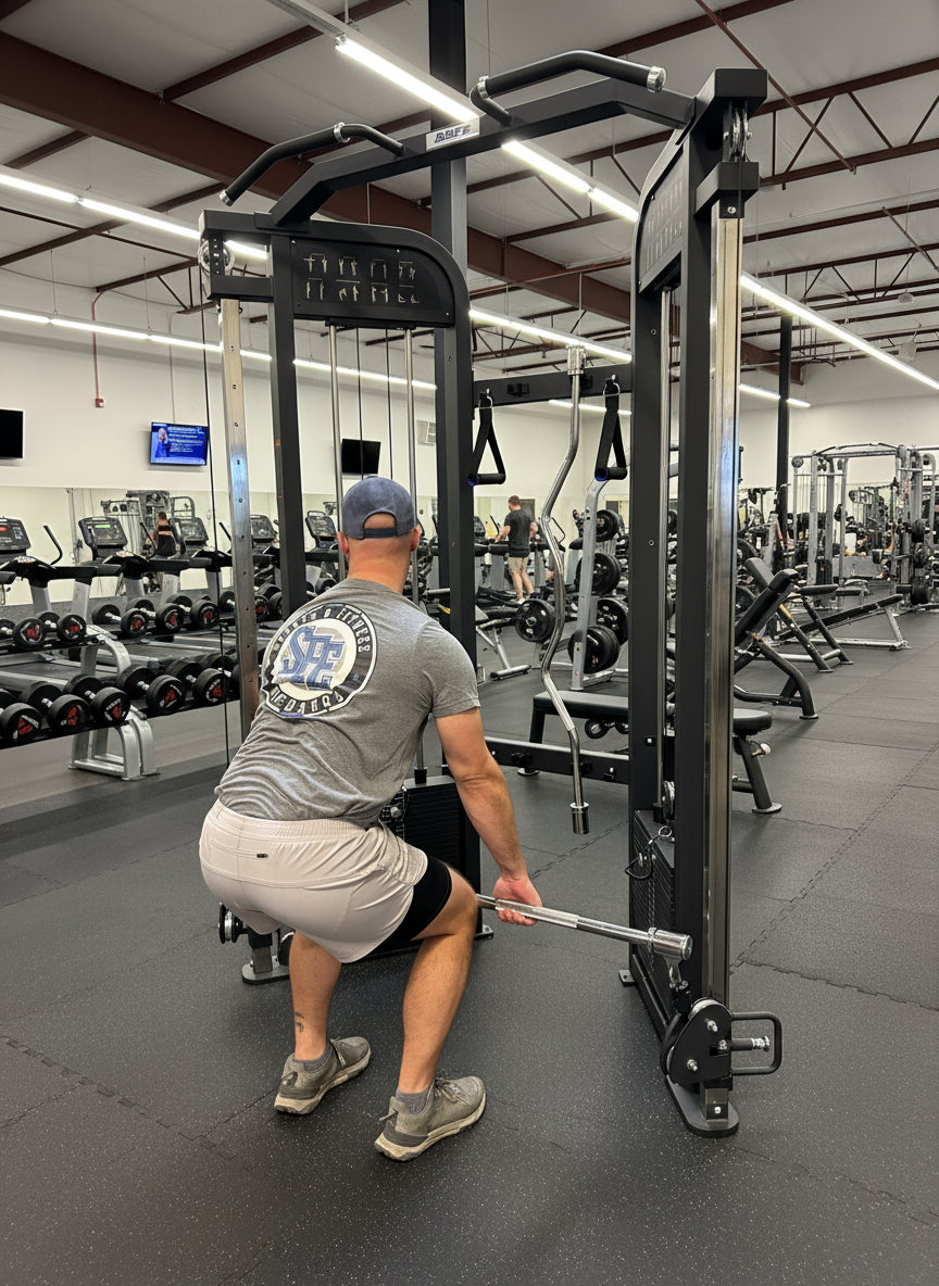 Sports & Fitness Exchange Dual Stack Functional Trainer Home Gym