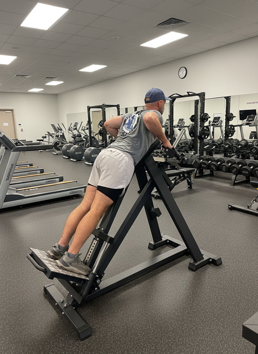 Sports & Fitness Exchange Chest Supported Plate Loaded T-Bar Row