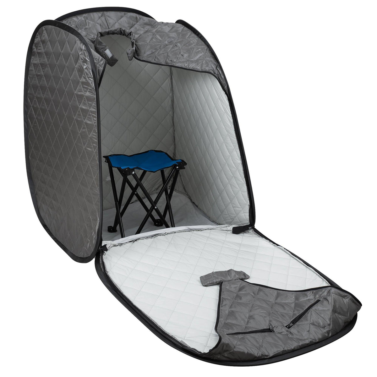 Durasage Gray Personal Foldable Steam Sauna