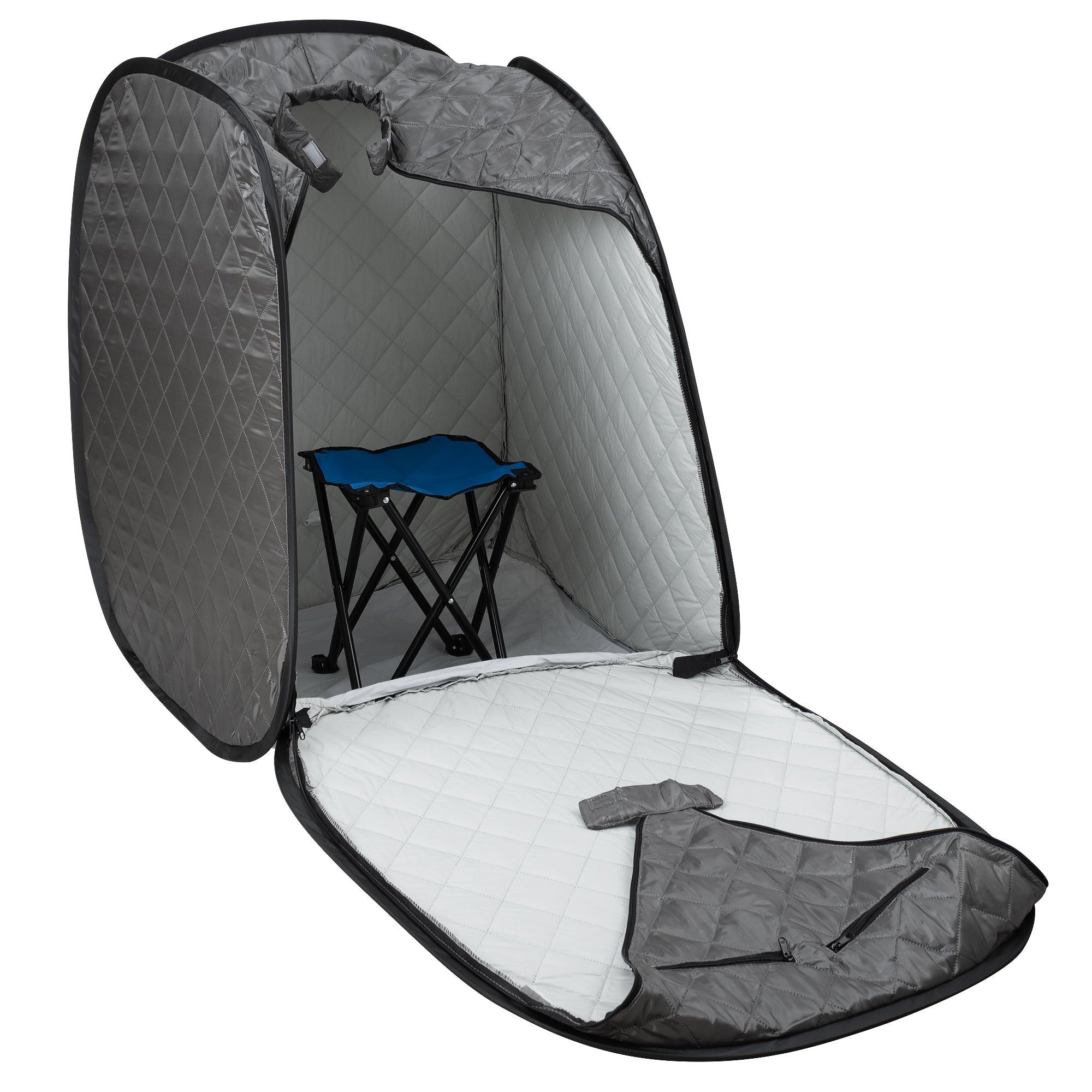 Durasage Gray Personal Foldable Steam Sauna