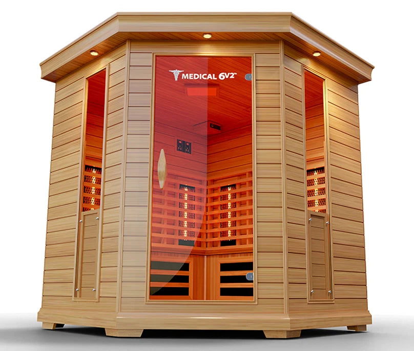 Medical Sauna 4-6 Person Full Spectrum Infrared Sauna (Medical 6)