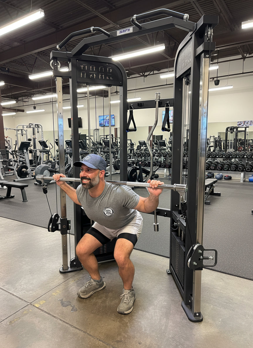 Sports & Fitness Exchange Dual Stack Functional Trainer Home Gym