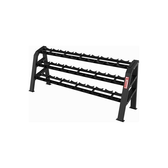 Sports & Fitness Exchange Commercial Dumbbell Rack, 15 Pairs