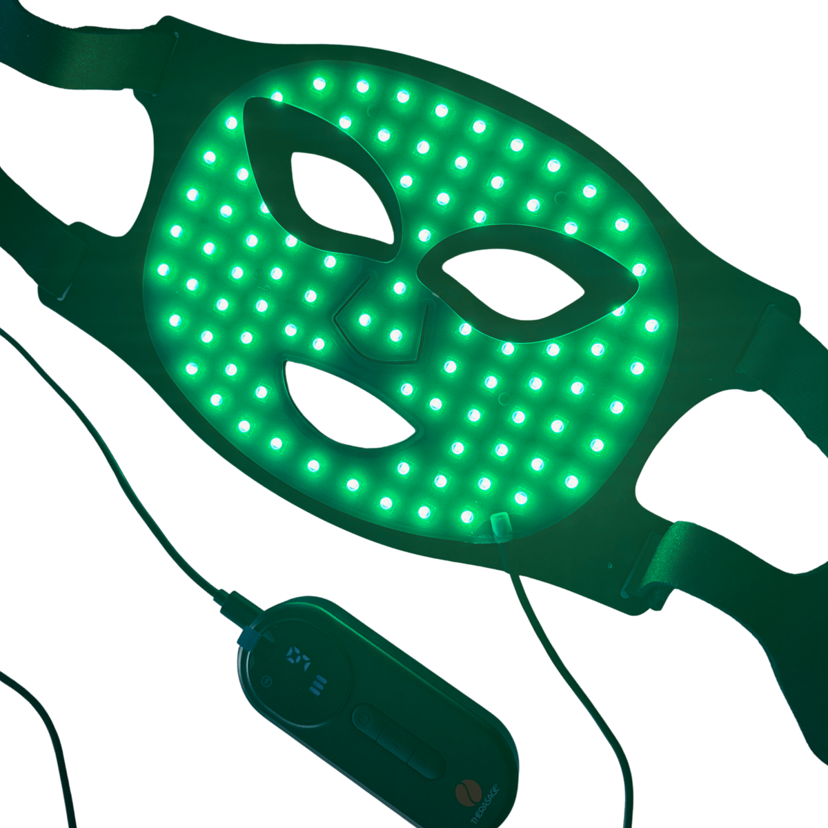 Therasage TheraGlow Mask2Go LED Light Therapy Face Mask, 8 Mode
