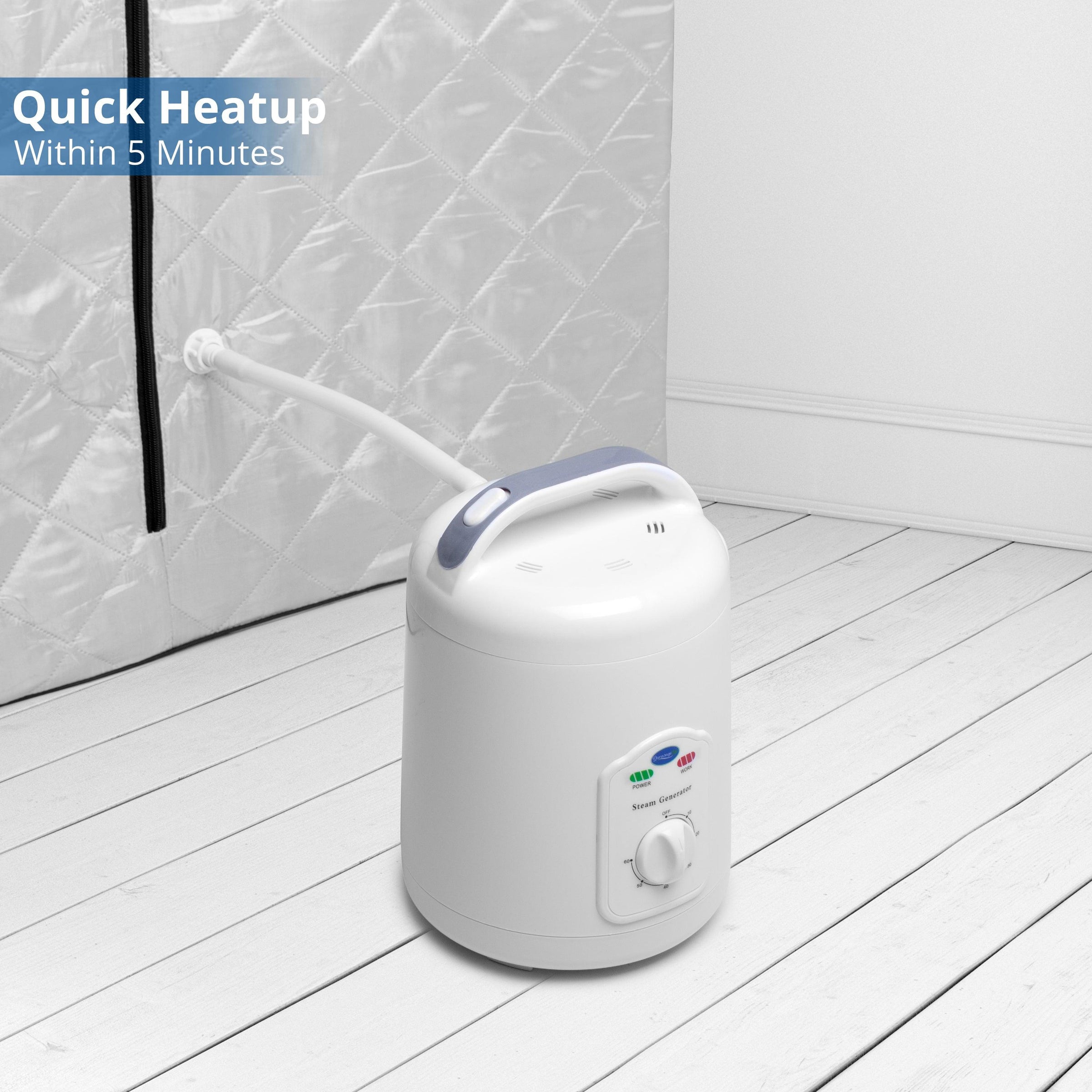 Durasage Silver Oversized Portable Steam Sauna