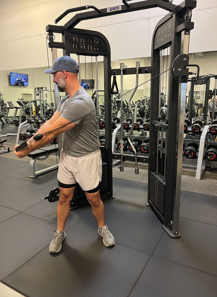 Sports & Fitness Exchange Dual Stack Functional Trainer Home Gym